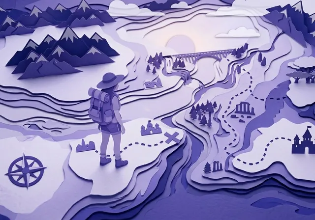 Map with destinations and safety scores